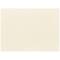 JAM Paper 5" x 6" Ivory Panel Blank Flat Note Cards